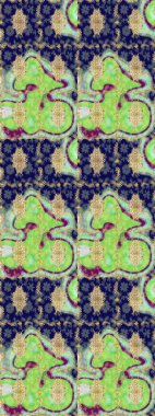 Mavi renkler ve altın elementler üzerine çizim. Raster oryantal süs. Altın deseni çiz.