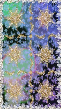 Oyma. Altın kaplamalı mavi ve nötr zemin. Patina. Lüks mobilyalar. Mavi renkli ve altın elementli desen. Kusursuz ahşap oyma. Küçük bir alan derinliği. Klasik mobilya stili