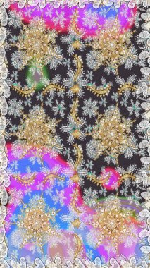 Gri ve nötr renklerde kusursuz desen. Kusursuz altın desenli bukleler. Raster altın pürüzsüz desen. Doğu tarzında altın elementler arabesk.