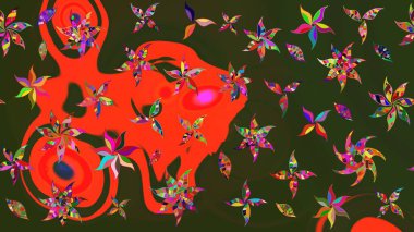 Beautiful watercolor Bouquet of summer flowers sketch pattern. Nice fabric pattern.