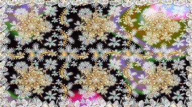 Tarafsız ve gri renklerde geleneksel, klasik, altın, pürüzsüz desen. Barok tarzında kusursuz bir doğulu süsü..