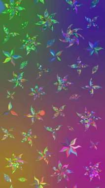 Suluboya etkisi. Botanik çizim kalıbı. Organik elementler. Raster deseni.