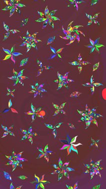 Güzel kumaş deseni. Raster çiçekli arka plan. Düz Çiçek Elementleri Tasarımı. Yazdır. Güzel eskiz şekli. Renkli Yaz Teması çizim şablonu.