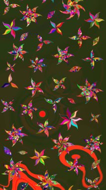 Çiçeğin suluboya çizimlerinin mükemmel deseni. Dekorasyon ve tasarım için güzel bir desen. Suluboya çizim kalıbı. Moda baskısı. Eski.