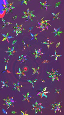 Bahar mevsimi. Raster güzel bir çiçek deseni çizmiş. Nazik romantik baskı. Tatil havası..