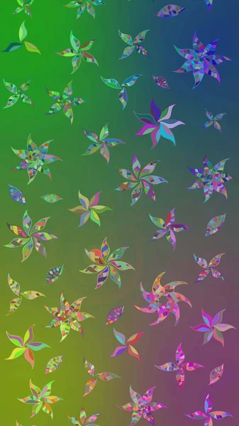 Parlak renkli çiçekleri ve yeşil ve mavi renkli yaprakları olan harika bir çiçek deseni. Moda baskıları için zarif bir şablon. Halk tarzı. Modern çiçek arkaplanı.