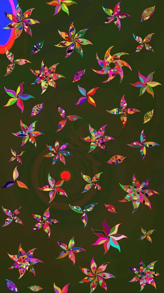 Yeşil ve gri renkte manzaralı çiçek deseni. Üst manzara, yumuşak stil. Çiçek kompozisyonu, el boyası, hassas şablon. Sevgililer günü ve tebrik kartı konsepti için şık bir davet.