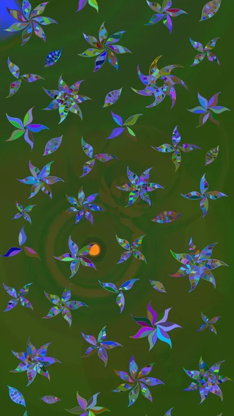 Şekil verilmiş çiçeklerle eskiz deseni. Süslü zentangle çizim dokusu, soyut çiçeklerle süslenmiş. Çiçek deseni duvar kağıdı, şablon dolguları ve web sayfası arkaplanı için kullanılabilir.