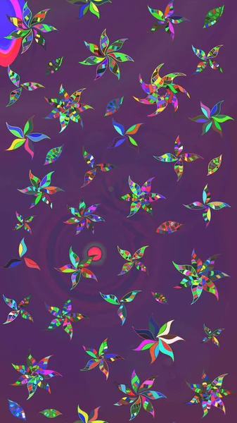 Bahar mevsimi. Raster güzel bir çiçek deseni çizmiş. Nazik romantik baskı. Tatil havası..