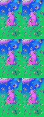 Kızılderili desenli desenli desenli şal deseni. Etnik Mandala süsü. Raster Henna dövme stili. Tekstil, tebrik kartı, boyama kitabı, telefon kılıfı baskısı için kullanılabilir.