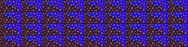 Suluboya çiçekli çiçek deseni. Raster illüstrasyonu. Kahverengi ve mavi renkli güzel tekstil..