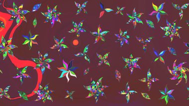 Sabıka fotoğraflarında, bebek kıyafetlerinde, duvar kâğıtlarında, paket kutularında falan kullanılabilir. Zarif, parlak ve eskiz kahverengi ve yeşil çiçek desenli tasarım. Raster..