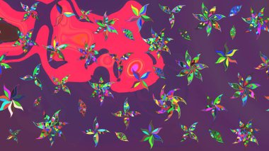 Güzel kumaş deseni. Çizim raster deseni. Çiçek arka planı.