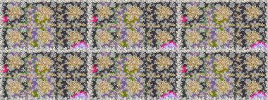 Geleneksel oryantasyon süsü. Gri renklerde, altın elementlerle kusursuz desen. Klasik klasik klasik arka plan. Kusursuz klasik raster altın desenli.