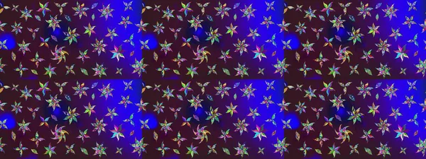 Manzaralı çiçek deseni. Çiçek kompozisyonu, el boyası, hassas şablon. Üst manzara, yumuşak kahverengi ve mavi renk. Sevgililer günü ve tebrik kartı konsepti için şık bir davet.