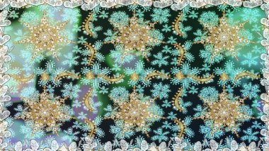 2019 Noel 'i, kar tanesi, yeni yıl. Tarafsız ve gri renklerde altın elementlerle klasik, pürüzsüz desen.