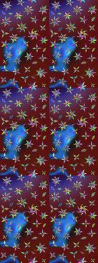 Parlak elementlerin. Çizim çiçek deseni duvar kağıdı, web sitesi arka planı, ambalaj kağıdı, davetiye, broşür, afiş veya web sitesi için kullanılabilir. El çizimi Raster illüstrasyonu.