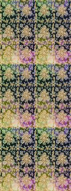 Gri renklerdeki altın element. Altın çiçekli, pürüzsüz desen. Damask arkaplanı. Barok tarzında altın çiçekli süs..