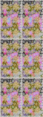 Kart, duvar kağıdı, ambalaj ve tekstil için klasik tasarım. Tarafsız renklerde Royal retro. Kusursuz desenli altın elementler. Klasik çiçek dokusu. Raster illüstrasyonu. Altın şablon.