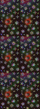 Güzel kumaş deseni. Raster suluboya deseni, narin çiçekler, gri ve kahverengi çiçekler, tebrik kartı şablonu..