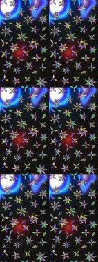 Ton halinde. Moda baskısı. Suluboya desenli çiçek deseni. Dekorasyon ve tasarım için güzel bir desen. Çiçeğin suluboya çizimlerinin zarif deseni.