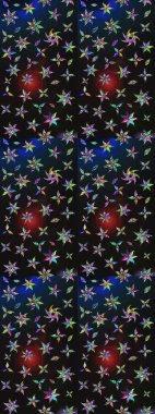 Parlak elementlerin. El çizimi Raster çizimi. Çizim çiçek deseni duvar kağıdı, web sitesi arkaplanı, paket kağıdı, davetiye, broşür, pankart veya web sitesi için kullanılabilir.