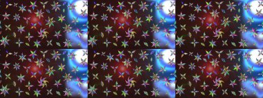 Çiçekli çiçek deseni, suluboya. Kahverengi ve mavi renkli çiçekler. Renkli Bahar Teması eskiz kalıbı. Düz Çiçek Elementleri Tasarımı. Raster illüstrasyonu.