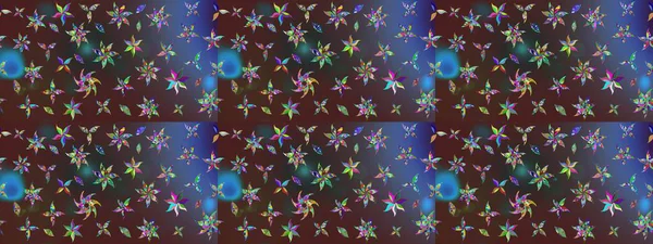 Güzel eskiz şekli. Raster çiçekli arka plan. Yazdır. Güzel kumaş deseni. Renkli Yaz Temalı eskiz kalıbı. Düz Çiçek Elementleri Tasarımı.