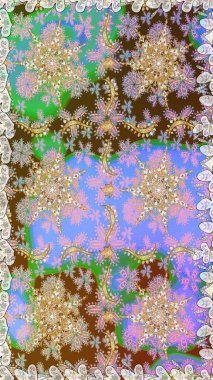 Kusursuz klasik altın desen. Altın elementlerle nötr renklerde altın desen. Raster geleneksel oryantasyon süsü.