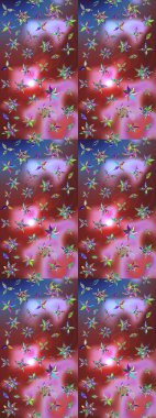 Sınır Kızılderili çiçekli paisley patten. Taslak süsleme izi. Etnik Mandala havlusu. Raster Henna tarzı. Tebrik kartı arkaplanı, boyama kitabı, arkaplan, tekstil için kullanılabilir.