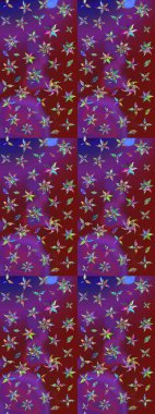 Suluboya desenli çiçek deseni. Dekorasyon ve tasarım için güzel bir desen. Moda baskısı. Çiçeğin suluboya çizimlerinin mükemmel deseni. Ayarlanmış.