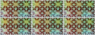 Kusursuz oryantal klasik altın desen. Tarafsız ve kahverengi renklerde altın tekrarlayan elementler içeren Raster soyut arkaplanı.