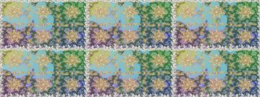 Tarafsız ve gri renkler ve altın elementler. Çiçek desenli altın metal. Raster altın çiçek süsü brokar kumaş ve cam desenli. Kusursuz altın desen.