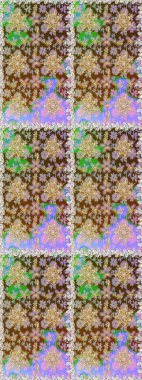 Barok tarzında kusursuz bir doğulu süsü. Kahverengi ve nötr renklerde altın elementlerle geleneksel altın sarısı desen.