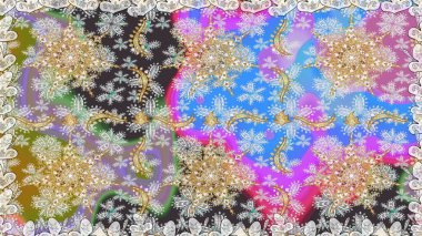 Klasik raster şablonu. Tarafsız, gri ve altın desenli. Tekrarlayan ögelerle kusursuz soyut arkaplan.