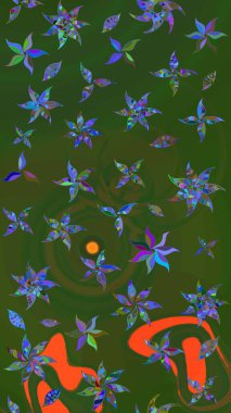 Kızılderili desenli desenli desenli şal deseni. Etnik Mandala süsü. Raster Henna dövme stili. Tekstil, tebrik kartı, boyama kitabı, telefon kılıfı baskısı için kullanılabilir.