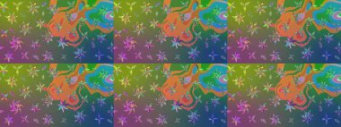 Tekstil, kumaş, kapaklar, duvar kağıtları, baskı, naylon, koleksiyon defteri, örgü, dekupaj için güzel bir eskiz. Küçük yeşil ve mavi çiçeklerle oldukça kaliteli besin torbası deseni.