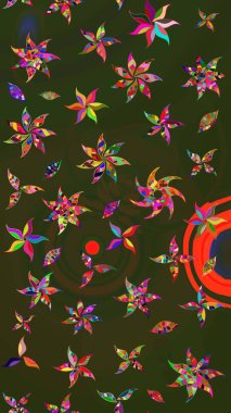 Küçük yeşil ve gri çiçeklerle oldukça eski bir besin torbası deseni. Tekstil, kumaş, kapaklar, duvar kağıtları, baskı, paket, koleksiyon defteri, örgü, dekupaj için çiçek arkaplanı..