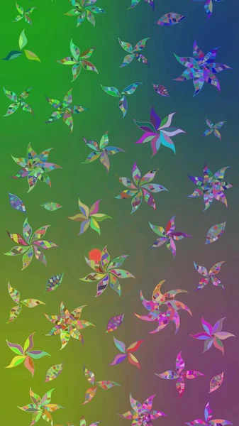 Sabıka fotoğraflarında, bebek kıyafetlerinde, duvar kâğıtlarında, paket kutularında falan kullanılabilir. Zarif, parlak ve eskiz yeşil ve mavi çiçek deseni tasarımı.