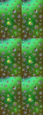 Zentangle soyut çiçekleri. Düz Çiçek Elementleri Tasarımı. Renkli Bahar Teması eskiz kalıbı. Karalama çiçeği. Raster illüstrasyonu. Şirin kumaş deseni.