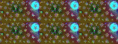 Etnik Mandala süsü. Raster Henna dövme stili. Kızılderili desenli desenli desenli şal deseni. Tekstil, tebrik kartı, boyama kitabı, telefon kılıfı baskısı için kullanılabilir.