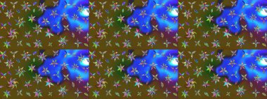 Tekstil, kumaş, kapaklar, duvar kağıtları, baskı, naylon, koleksiyon defteri, örgü, dekupaj için güzel bir eskiz. Küçük yeşil ve mavi renkte güzel bir besin torbası deseni, çiçekler. Millefleurlar.