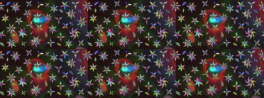 Çiçek arkaplan. Raster deseni. Çiçek kompozisyonu. - Gri ve kahverengi çiçekler. Küçük çiçekte güzel bir desen var. Doğa. Çiçek kolajı.