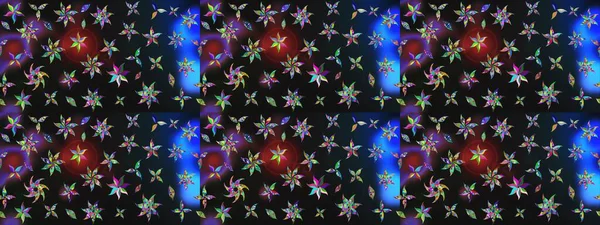 Gri ve mavi renkte çiçekler. Düz Çiçek Elementleri Tasarımı. Renkli Bahar Teması eskiz kalıbı. Sevimli çiçek raster deseni.