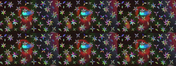 Çiçek arkaplan. Raster deseni. Çiçek kompozisyonu. - Gri ve kahverengi çiçekler. Küçük çiçekte güzel bir desen var. Doğa. Çiçek kolajı.