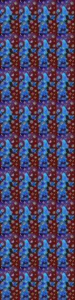 Çiçekler suluboya eskiz deseni. Raster Stili kumaş deseni.