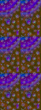 Çiçek arkaplan. Çizim raster deseni. Güzel kumaş deseni.