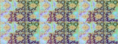 Eskiz oryantal klasik altın desen. Tarafsız renklerde altın tekrarlayan elementler içeren Raster soyut arkaplanı.