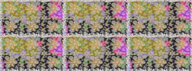 Süslü dekorasyon. Lüks, kraliyet ve Viktorya dönemi konsepti. Altın elementli gri renkli altın desenli. Raster klasik barok çiçeksiz altın desenli..