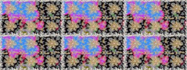 Antika altın tekrarlanabilir duvar kağıdı. Barok tarzında altın çiçekli süs. Damask pürüzsüz yineleme kalıbı. Gri renklerdeki altın element.